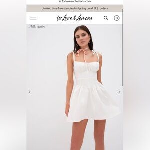 For Love & Lemons Jessie Mini Dress Size XS